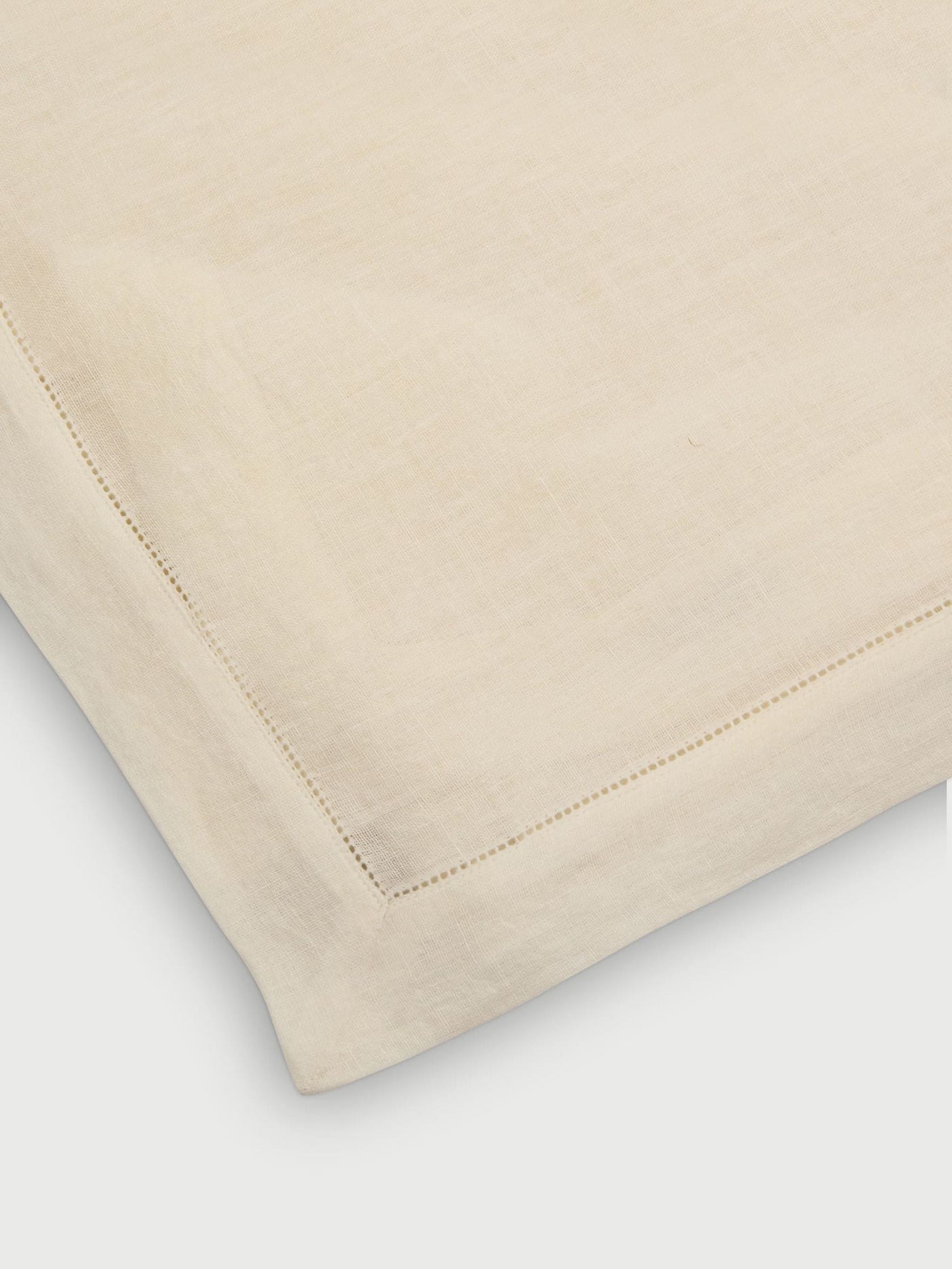 Ivory Linen Table Cover