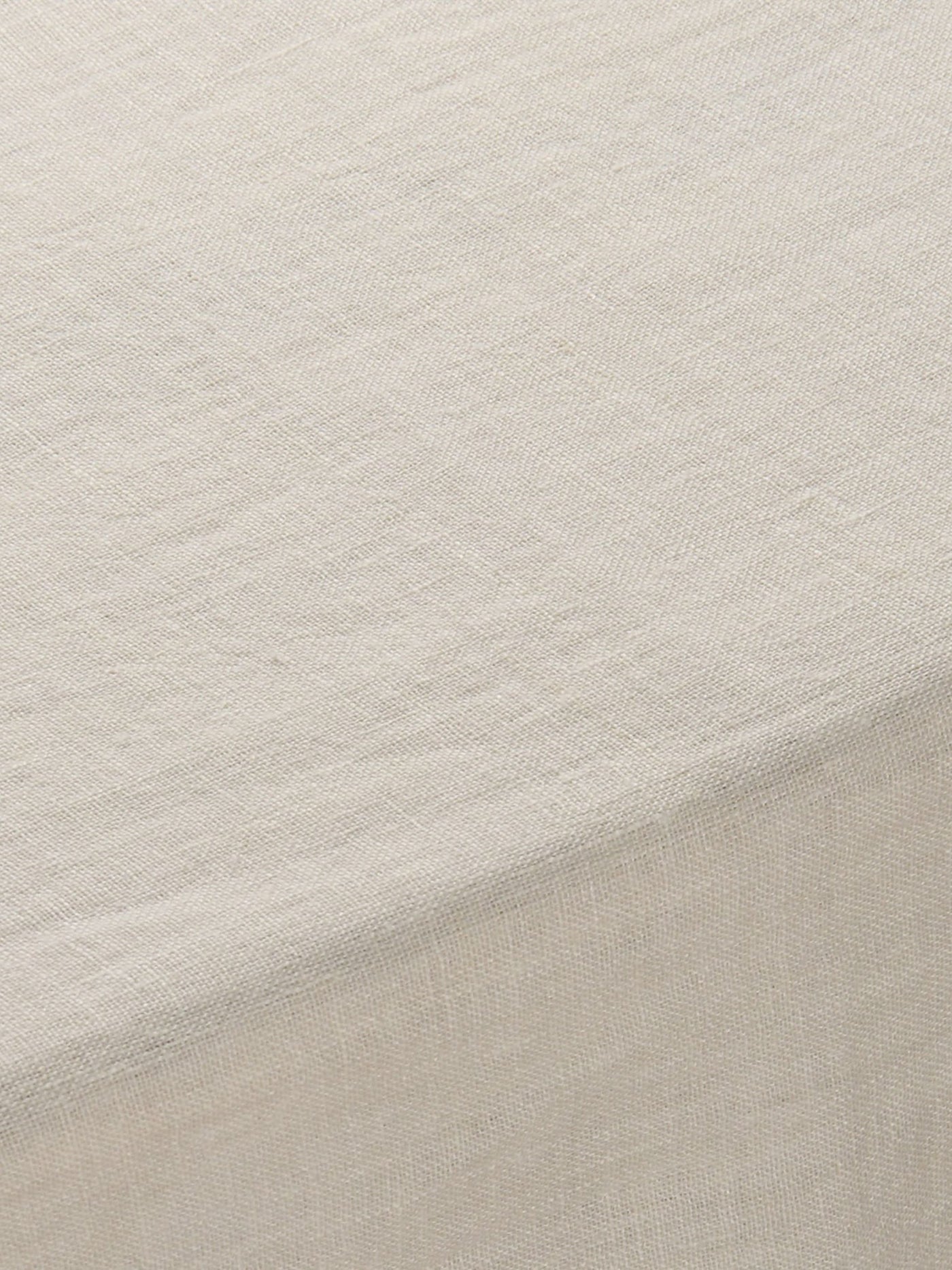 Ivory Linen Table Cover