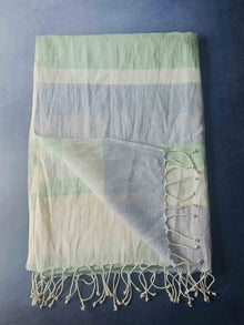 Ivory Mauve - Hemp Stole