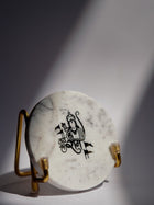 Marble Decor with  Metal Holder