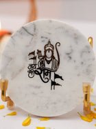 Marble Decor with  Metal Holder