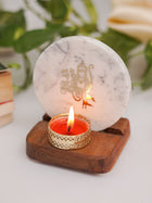 Marble & Wood -  Tea Light Holder