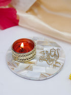 Mother of Pearl Tea Light Holder