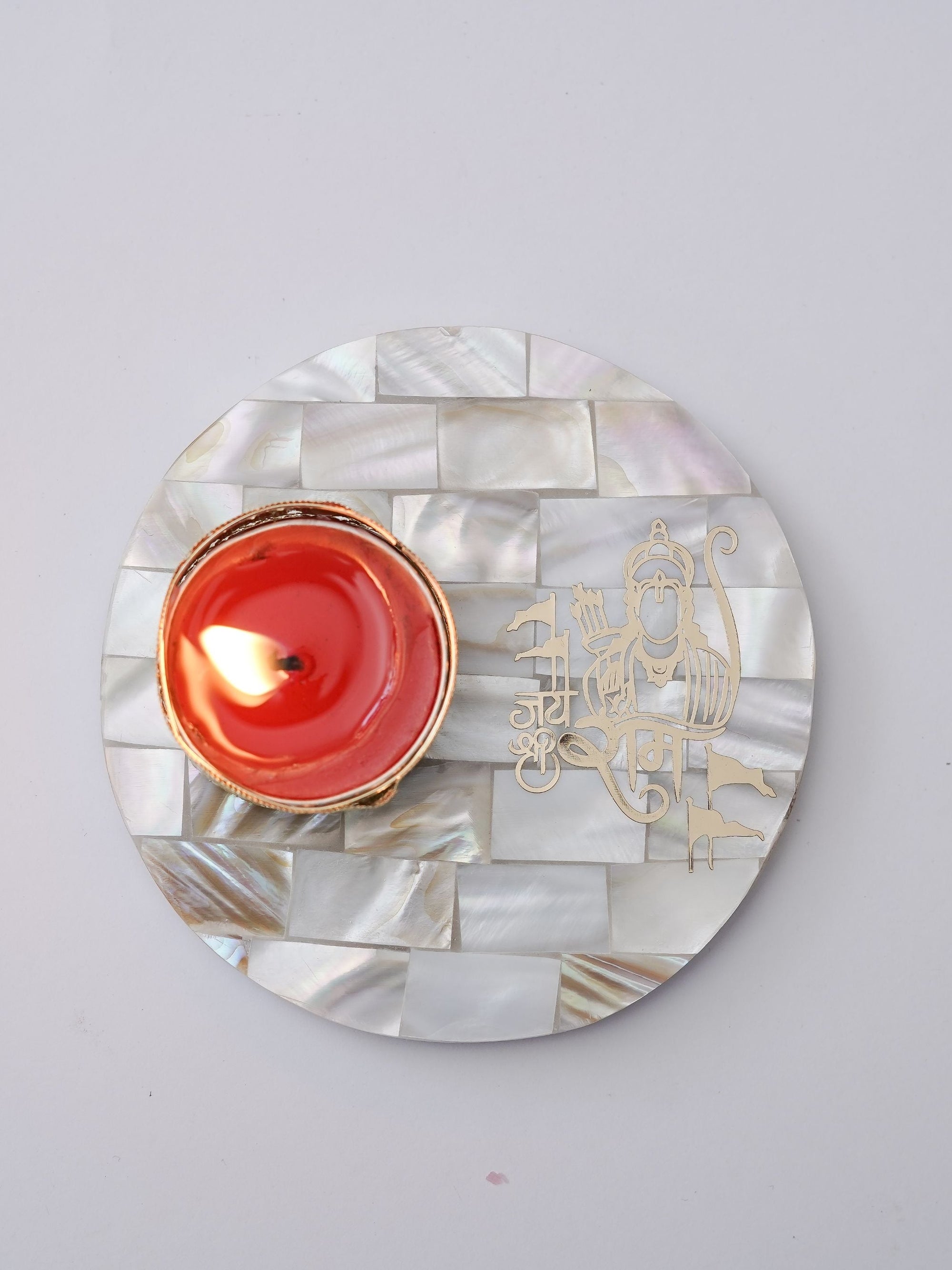 Mother of Pearl Tea Light Holder