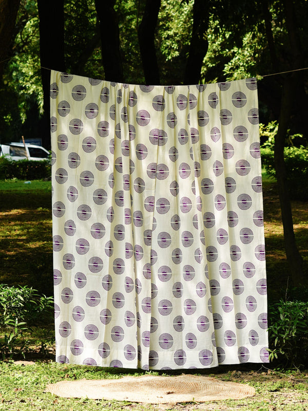 Block Print Curtain - Jeevan Mandakini