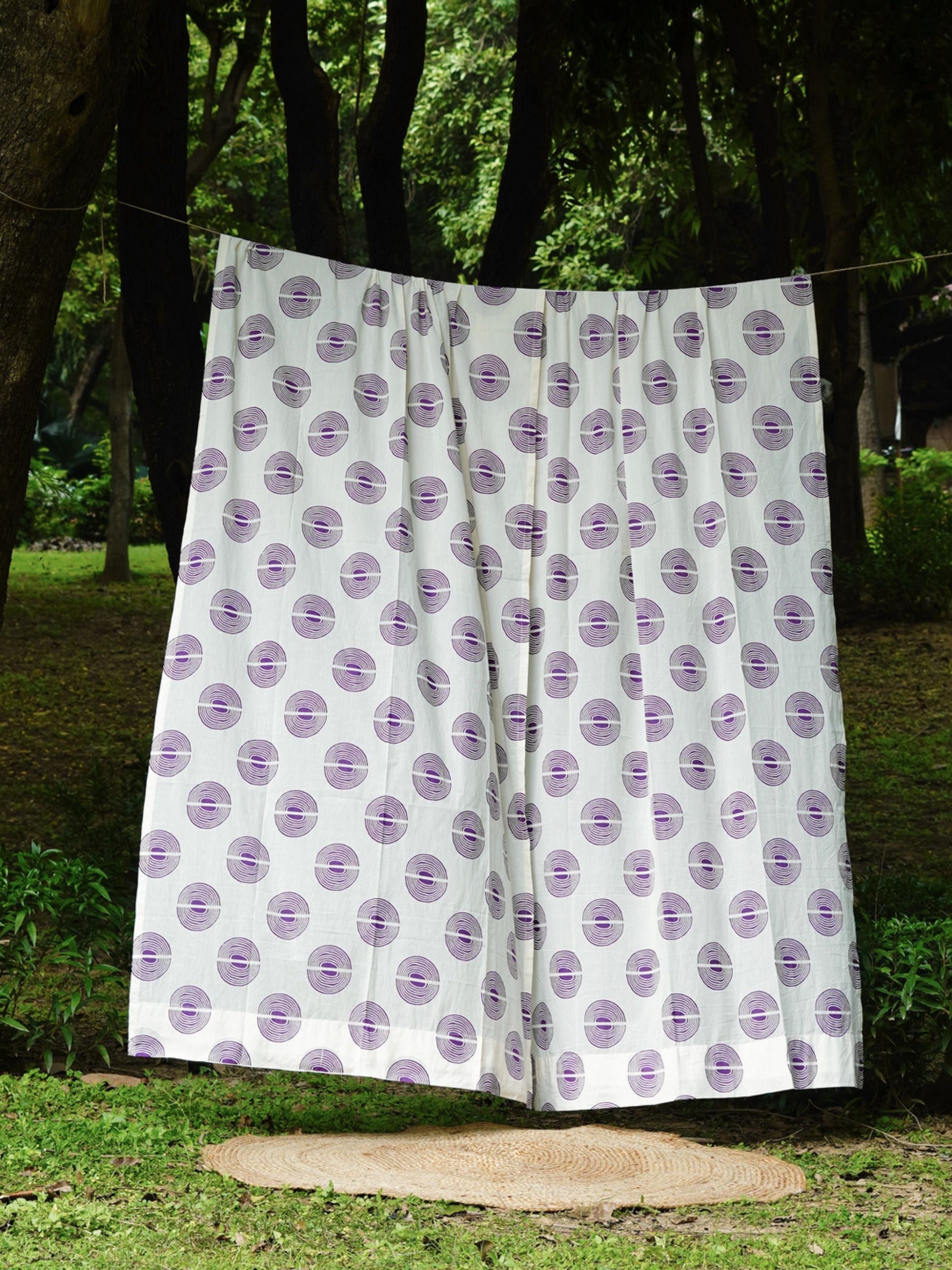 Block Print Curtain - Jeevan Mandakini