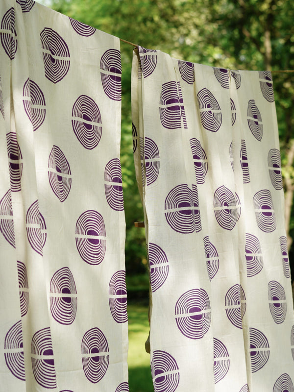 Block Print Curtain - Jeevan Mandakini