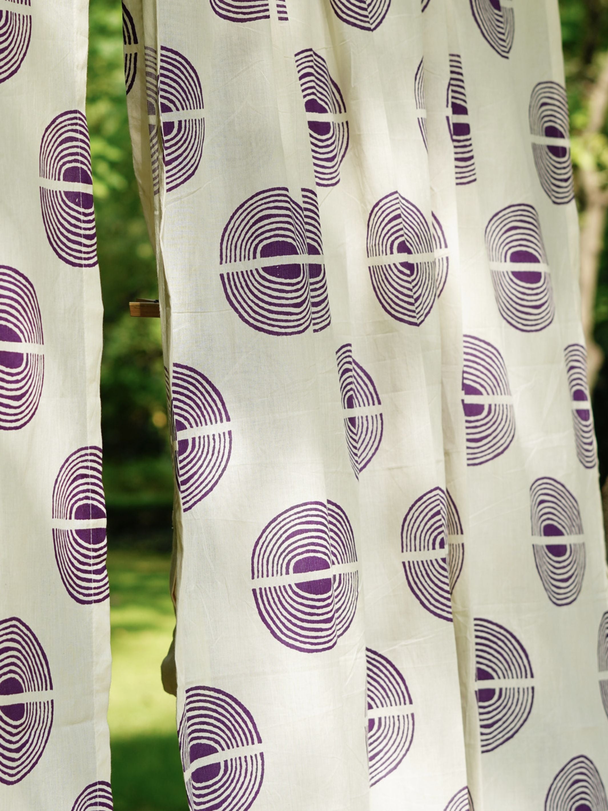 Block Print Curtain - Jeevan Mandakini