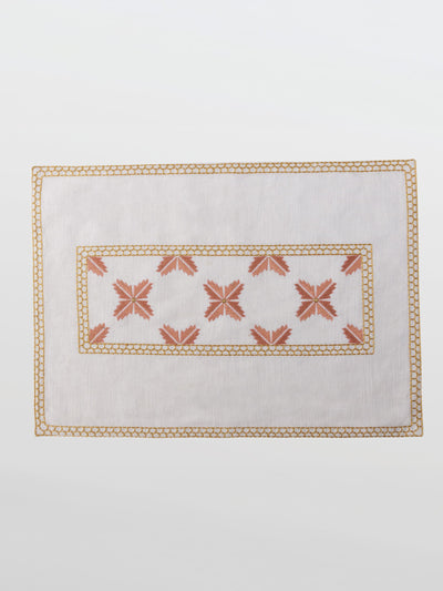 Table Placemat - Jora Bagh Ivory