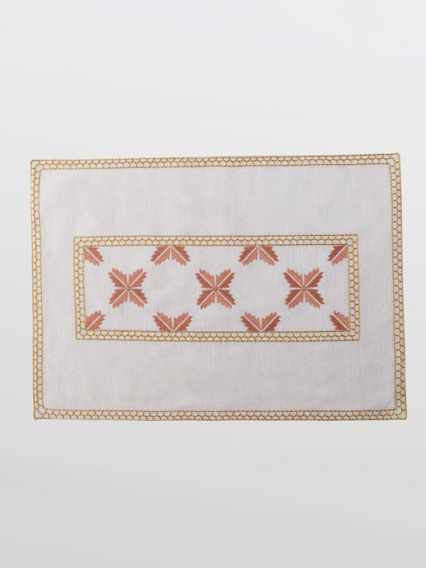 Table Placemat - Jora Bagh Ivory