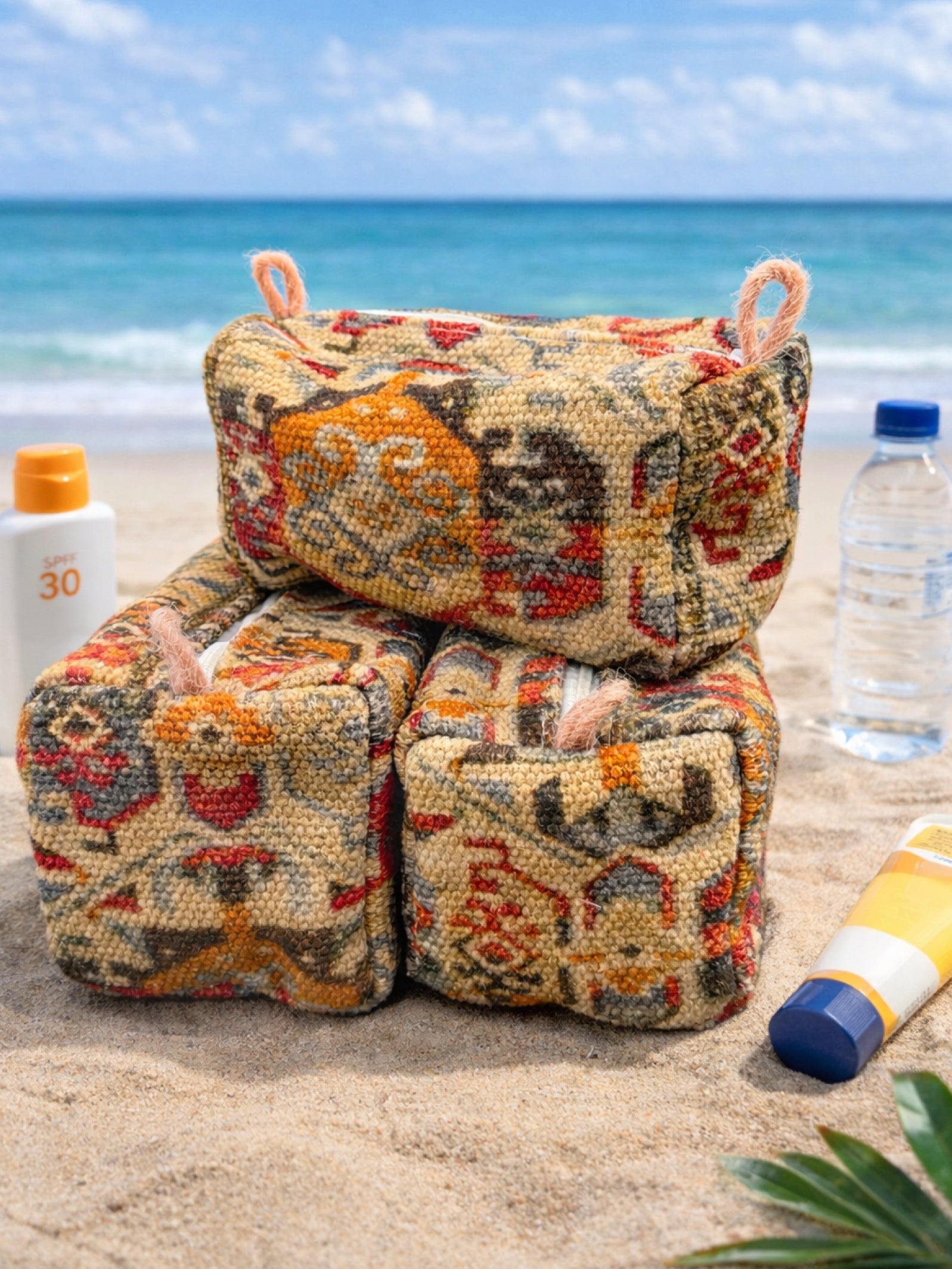 2-in-1 Essential Handwoven Travel sling & pouch set