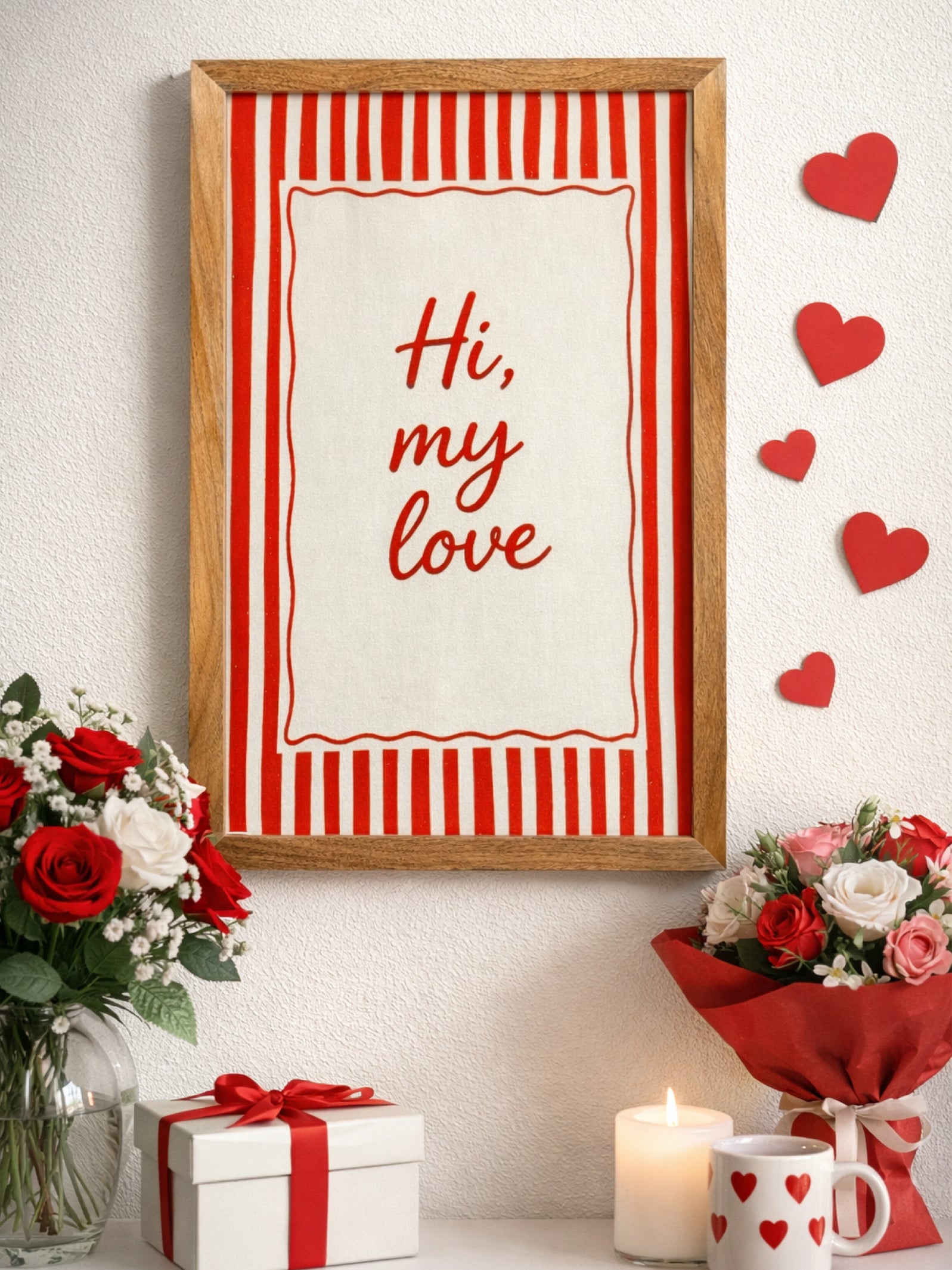 Amour – Valentine Edit Frame ( Hi my love)