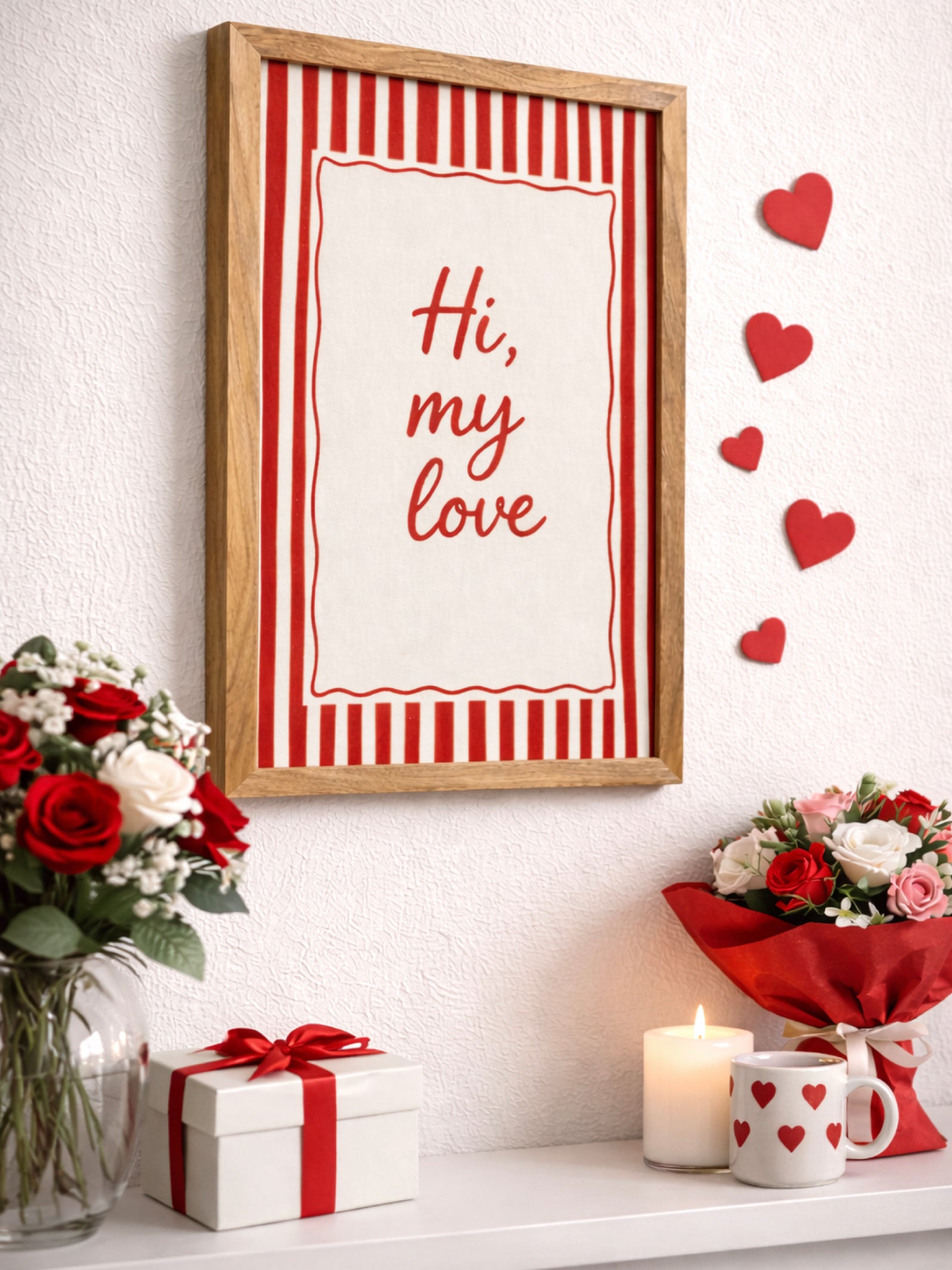 Amour – Valentine Edit Frame ( Hi my love)