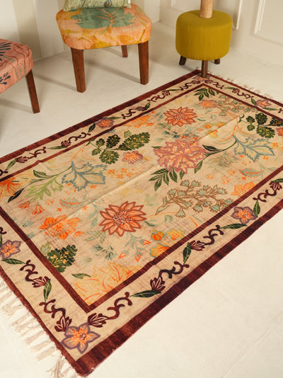 Blooming Grace Floral Rug