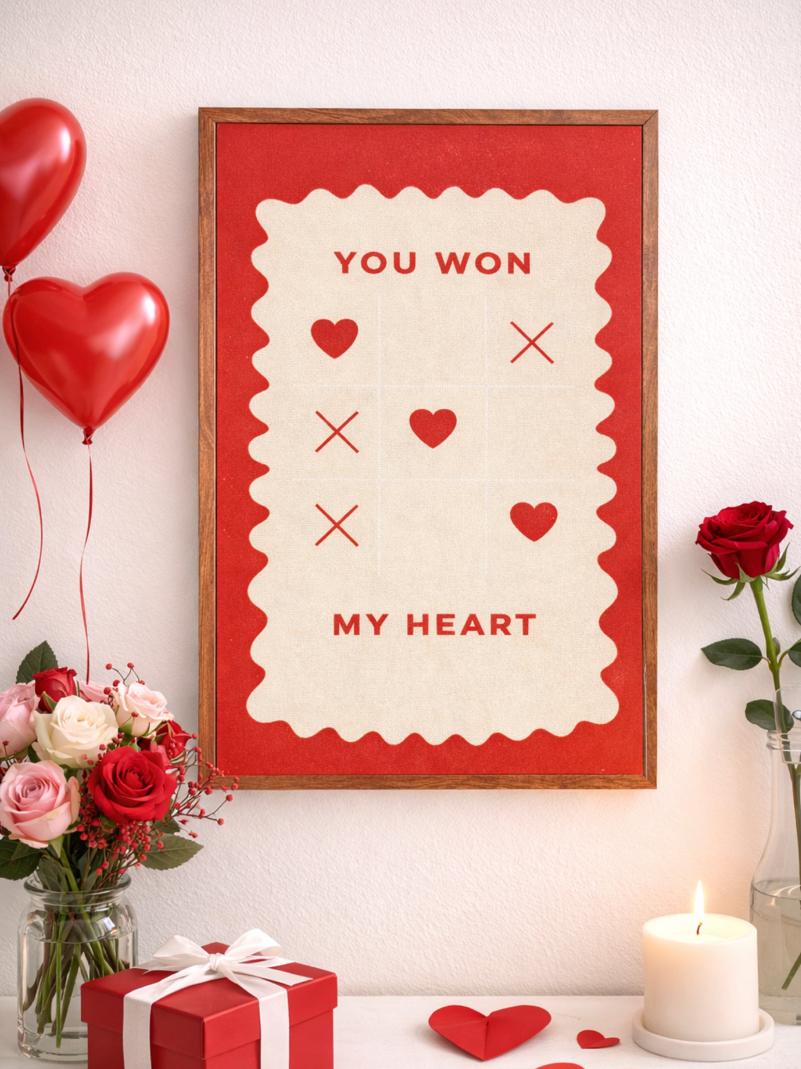 Amour – Valentine Edit Frame ( You won my heart )