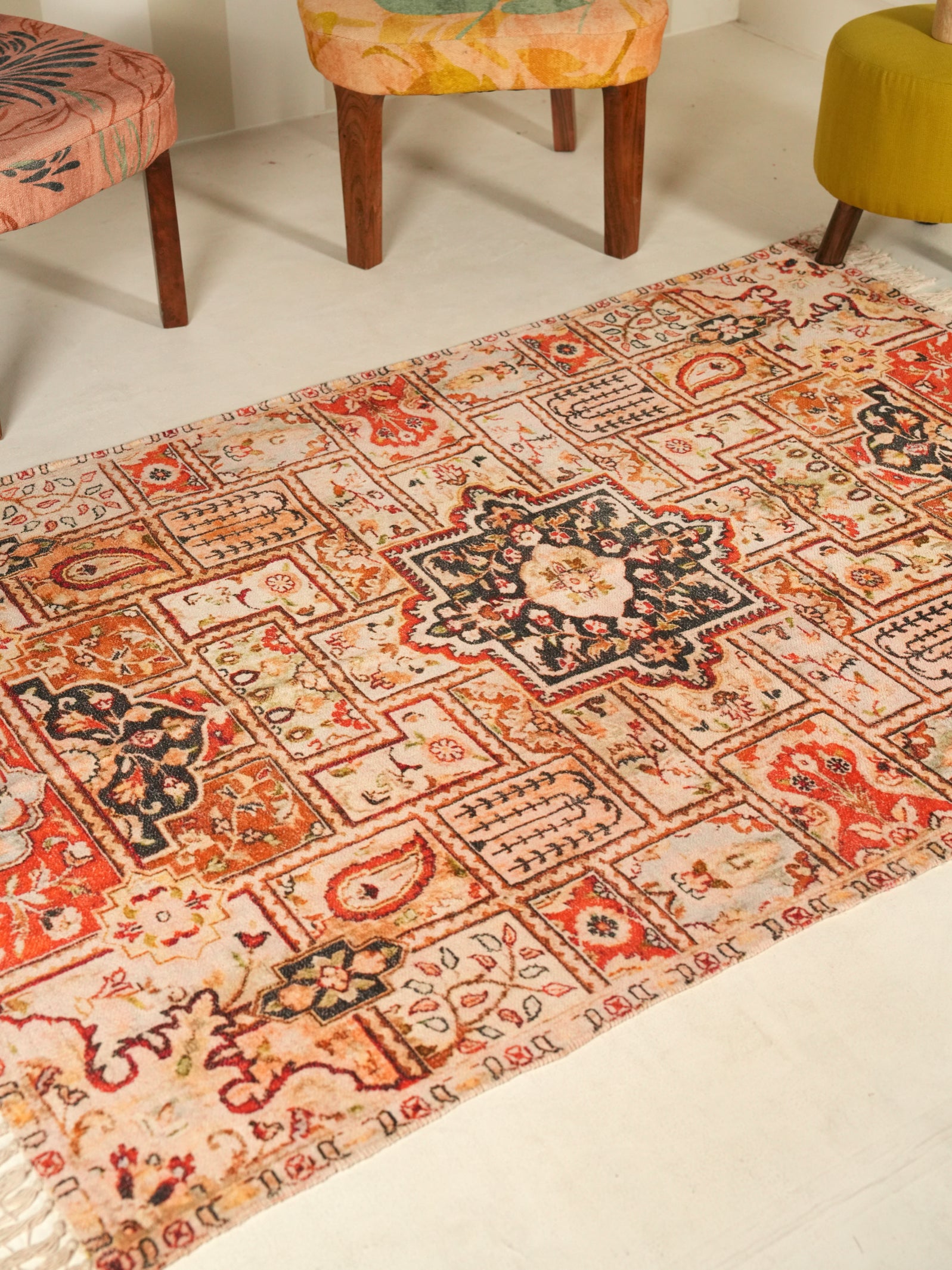 Amber Mosaic Vintage Rug