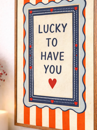Amour – Valentine Edit Frame ( Lucky to have you )