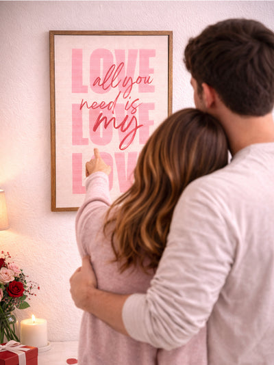 Amour – Valentine Edit Frame ( Love is all you need )