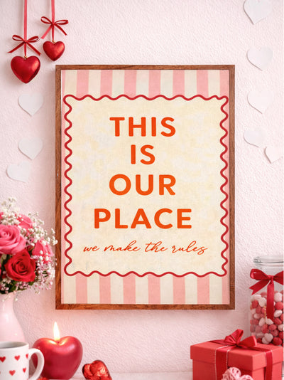 Amour – Valentine Edit Frame ( This is our place)