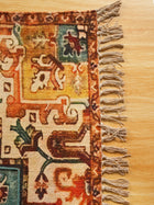 Azure Bloom Medallion Rug