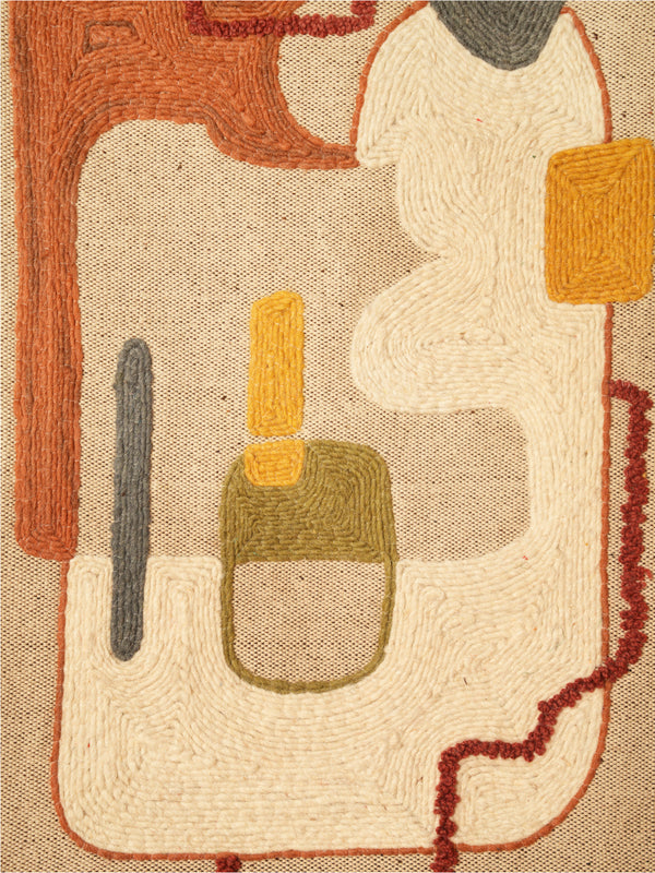 Abstract Handwoven Wall Hanging