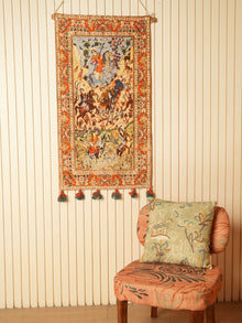 Traditional Persian-Style Woven Wall Hanging