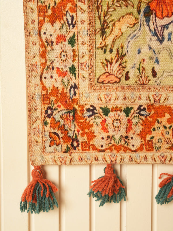 Traditional Persian-Style Woven Wall Hanging