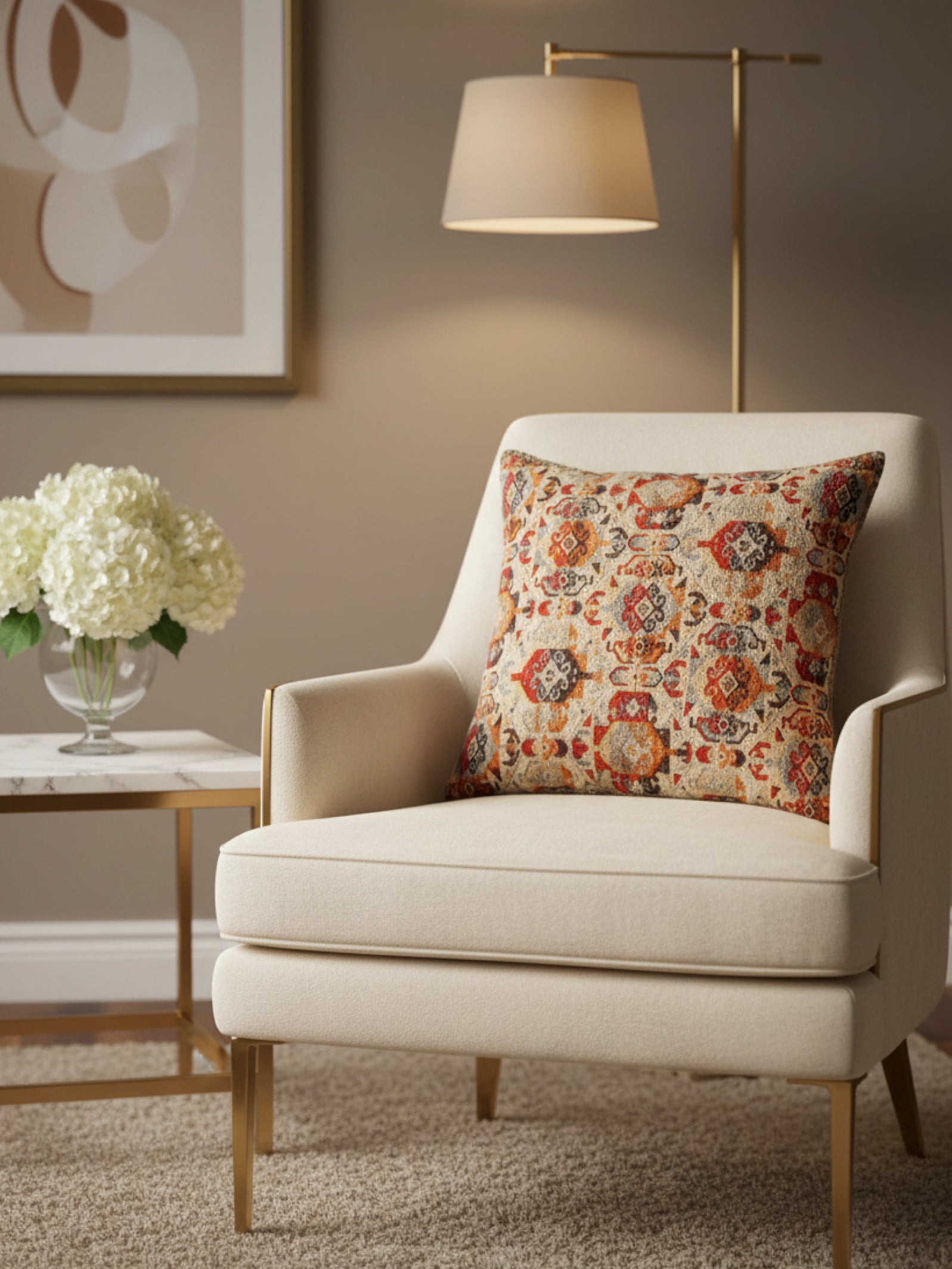 Bohemian Rhythm Cushion Cover