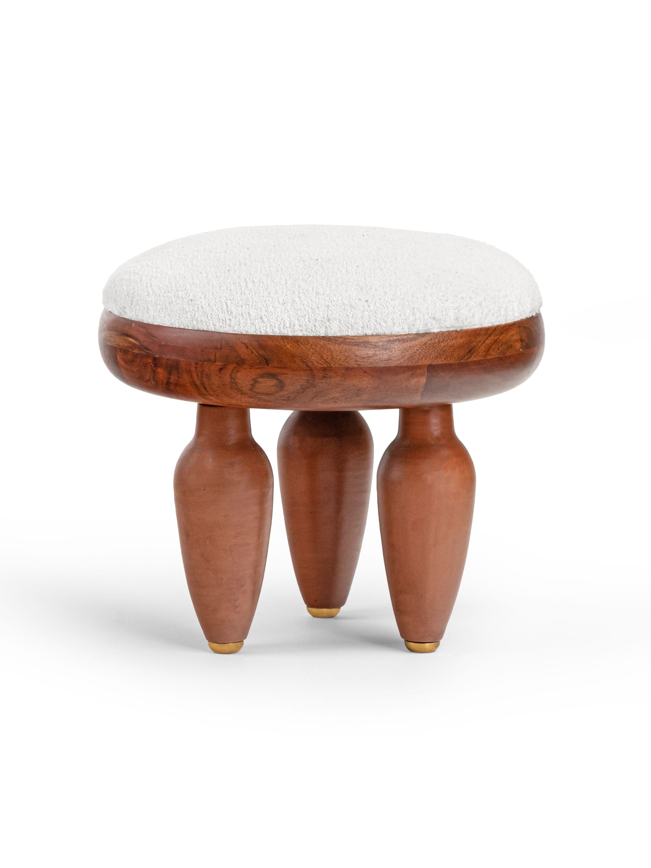 Wooden foot stool - Klei