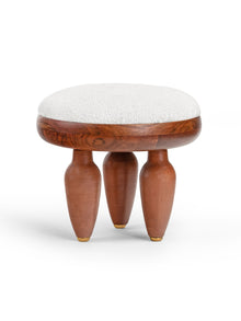 Wooden foot stool - Klei