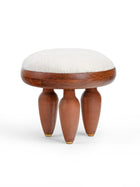 Wooden foot stool - Klei