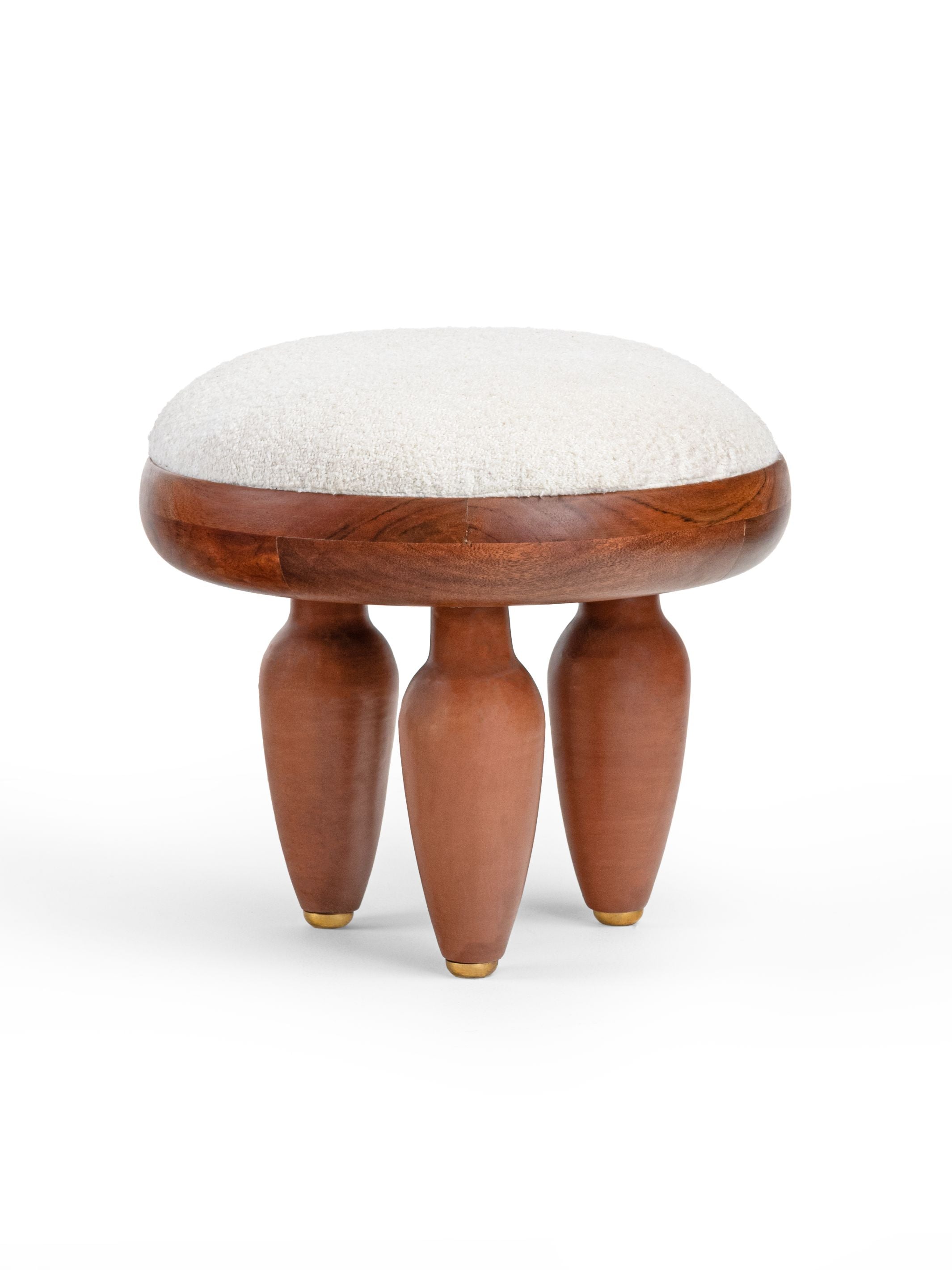 Wooden foot stool - Klei