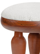Wooden foot stool - Klei