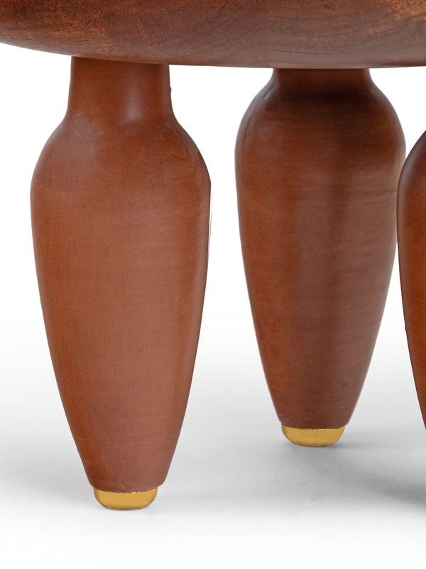 Wooden foot stool - Klei