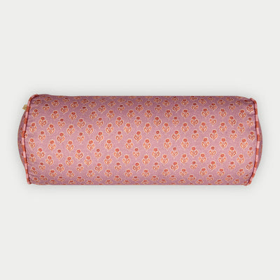 Viola Lavender Cotton Bolster Cover