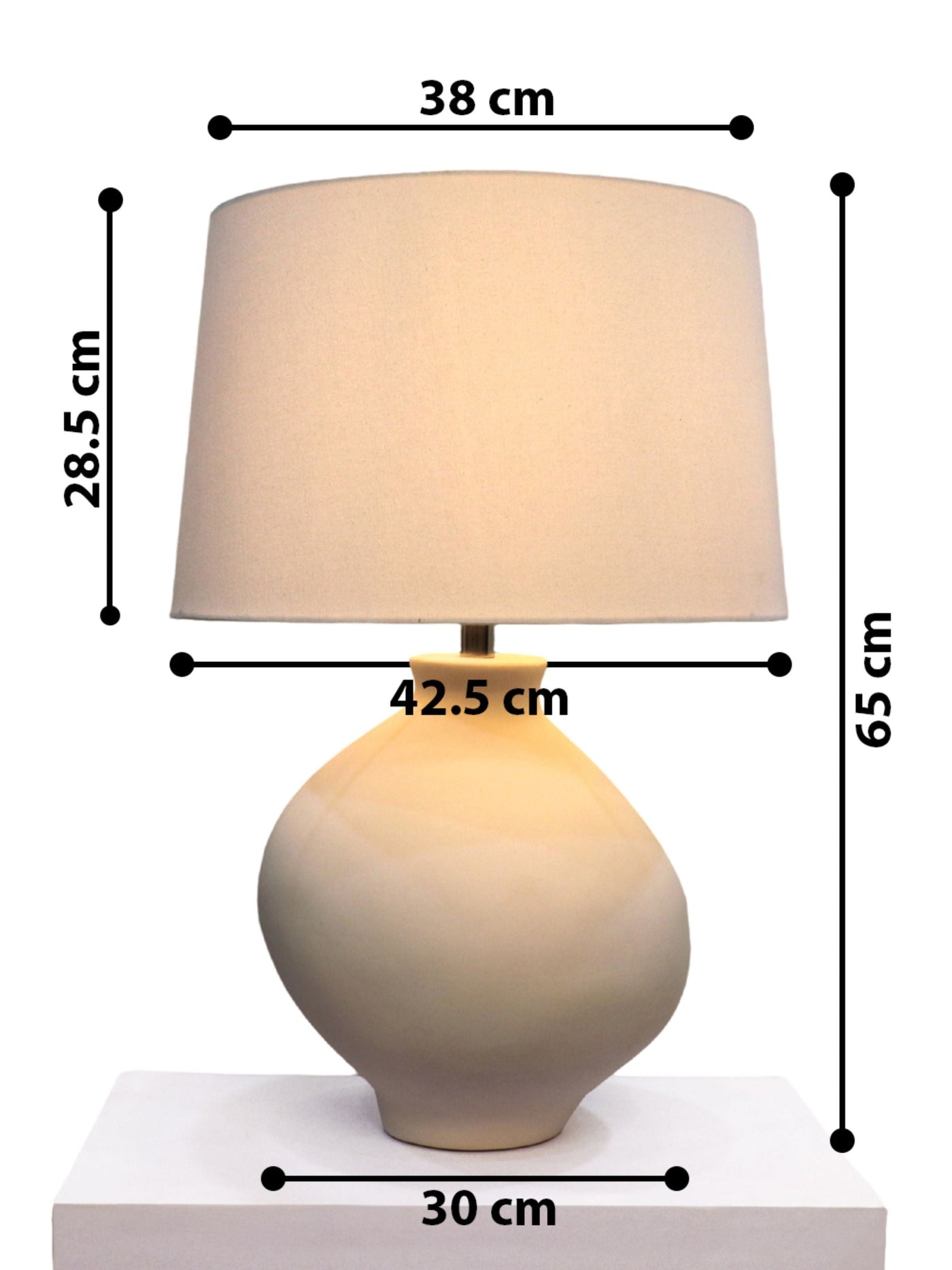 Krug Oval Table Lamp