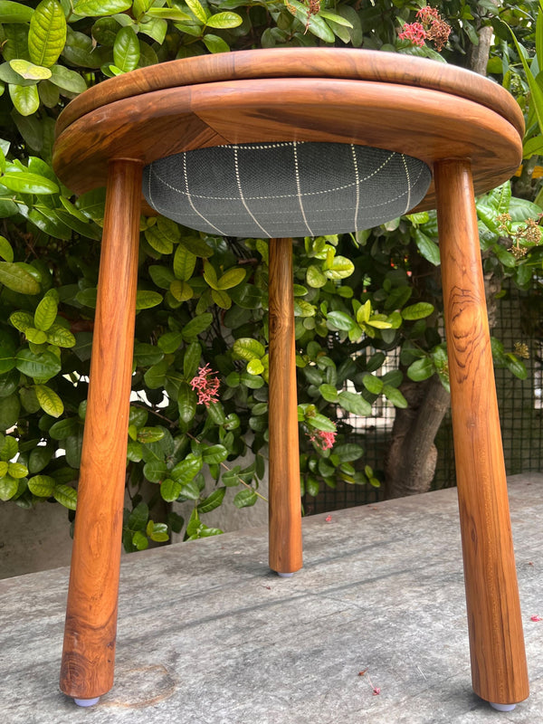 Wooden Stool - with Lap Pad