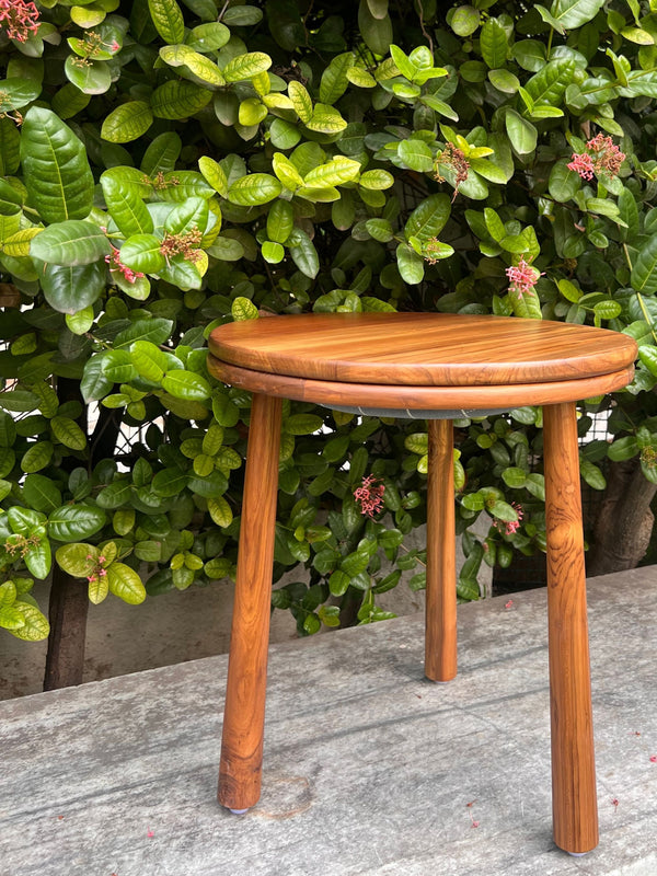 Wooden Stool - with Lap Pad