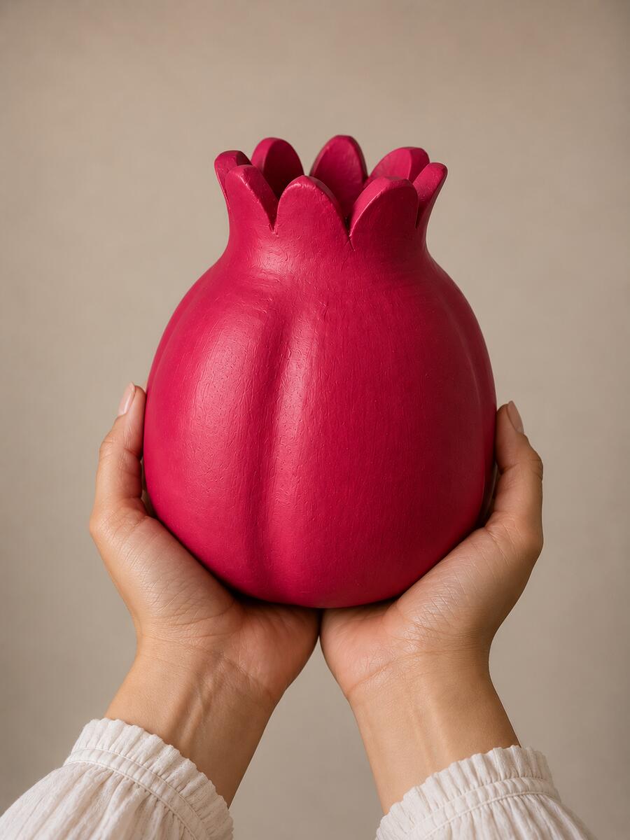 Handmade Terracotta Pomegranate Showpiece