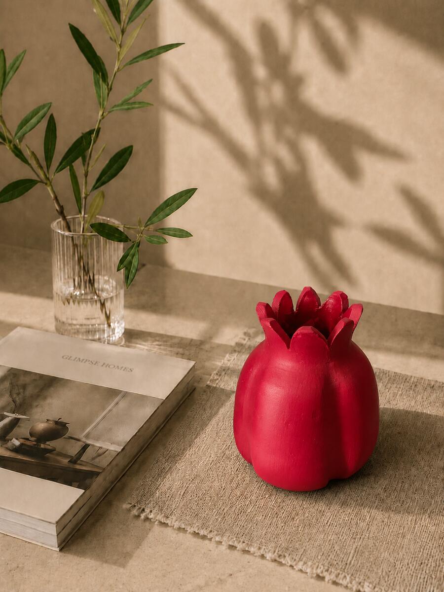 Handmade Terracotta Pomegranate Showpiece