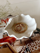 Large Seashell Concrete Trinket