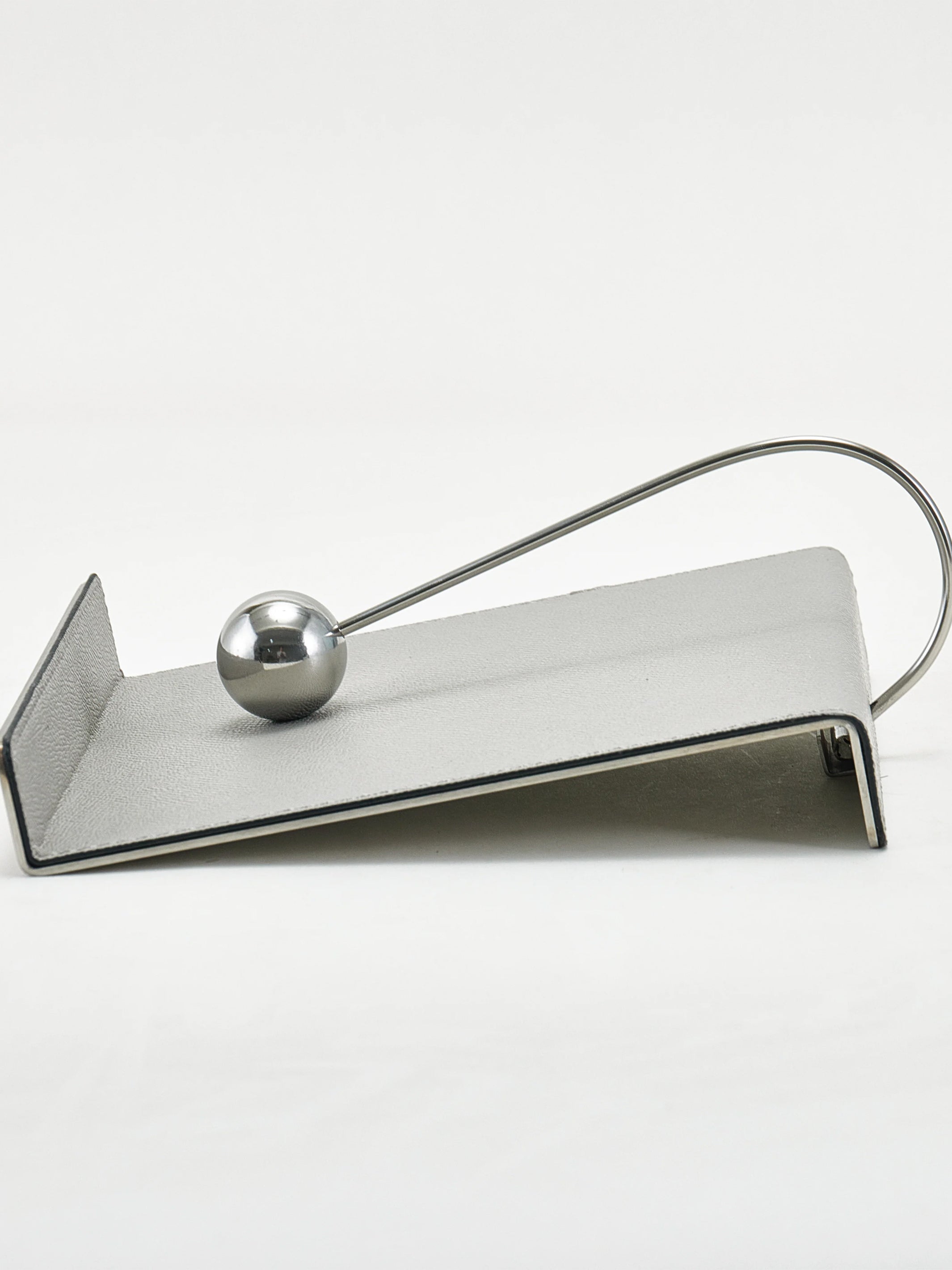 Leather Tissue Holder - Grey