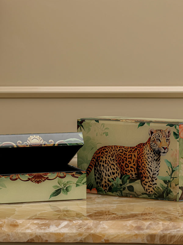 Leopard Storage Organiser - Set Of 2