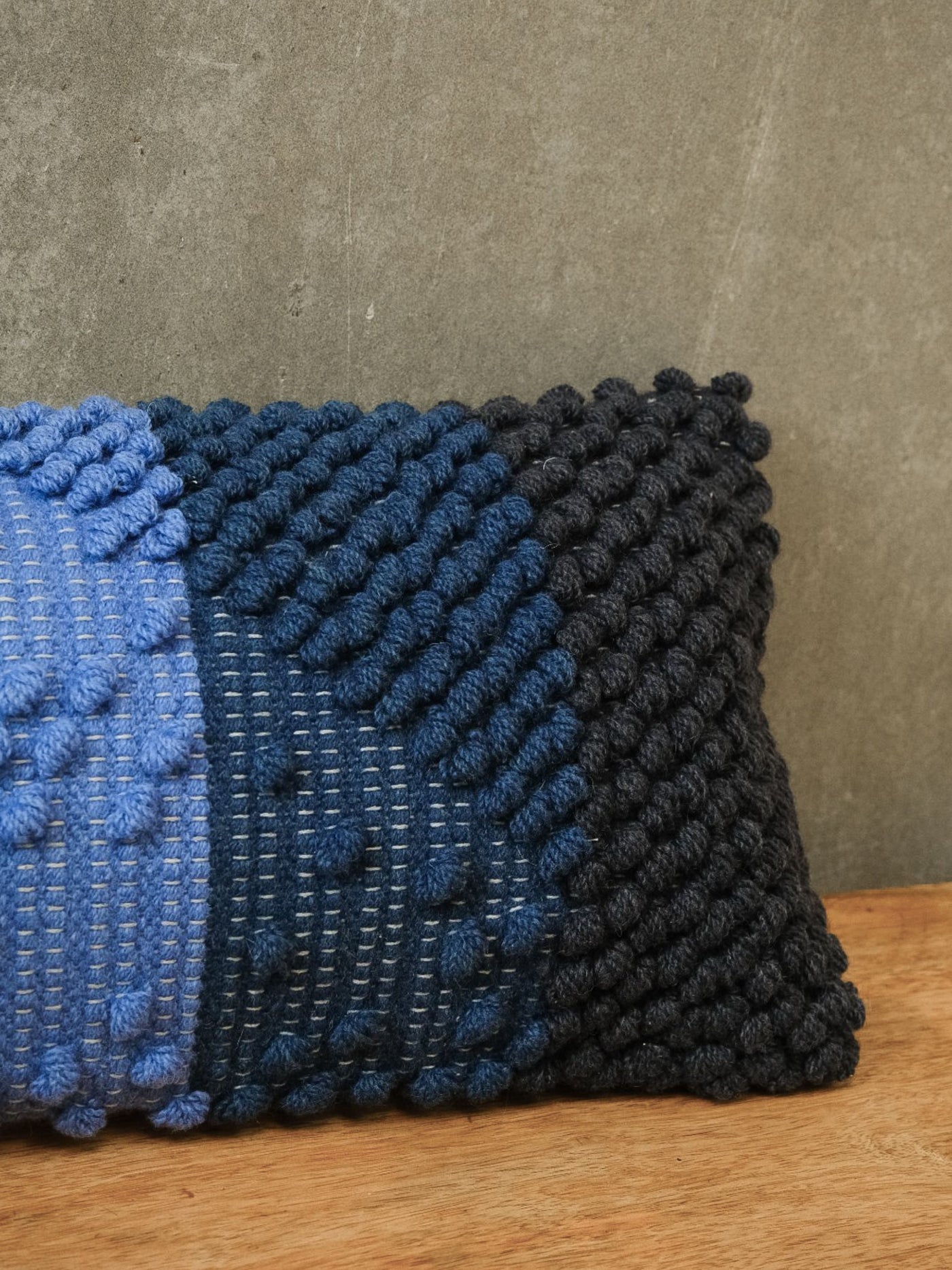 Handwoven Cushion Cover - Limitless Blue
