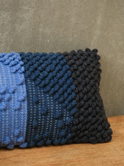 Handwoven Cushion Cover - Limitless Blue