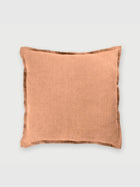 Spice Herringbone Linen Cushion Cover
