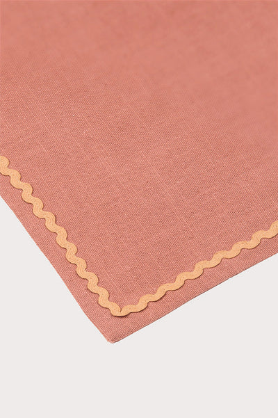 Clara Dusty Rose Cotton Table Mats-Set of 2
