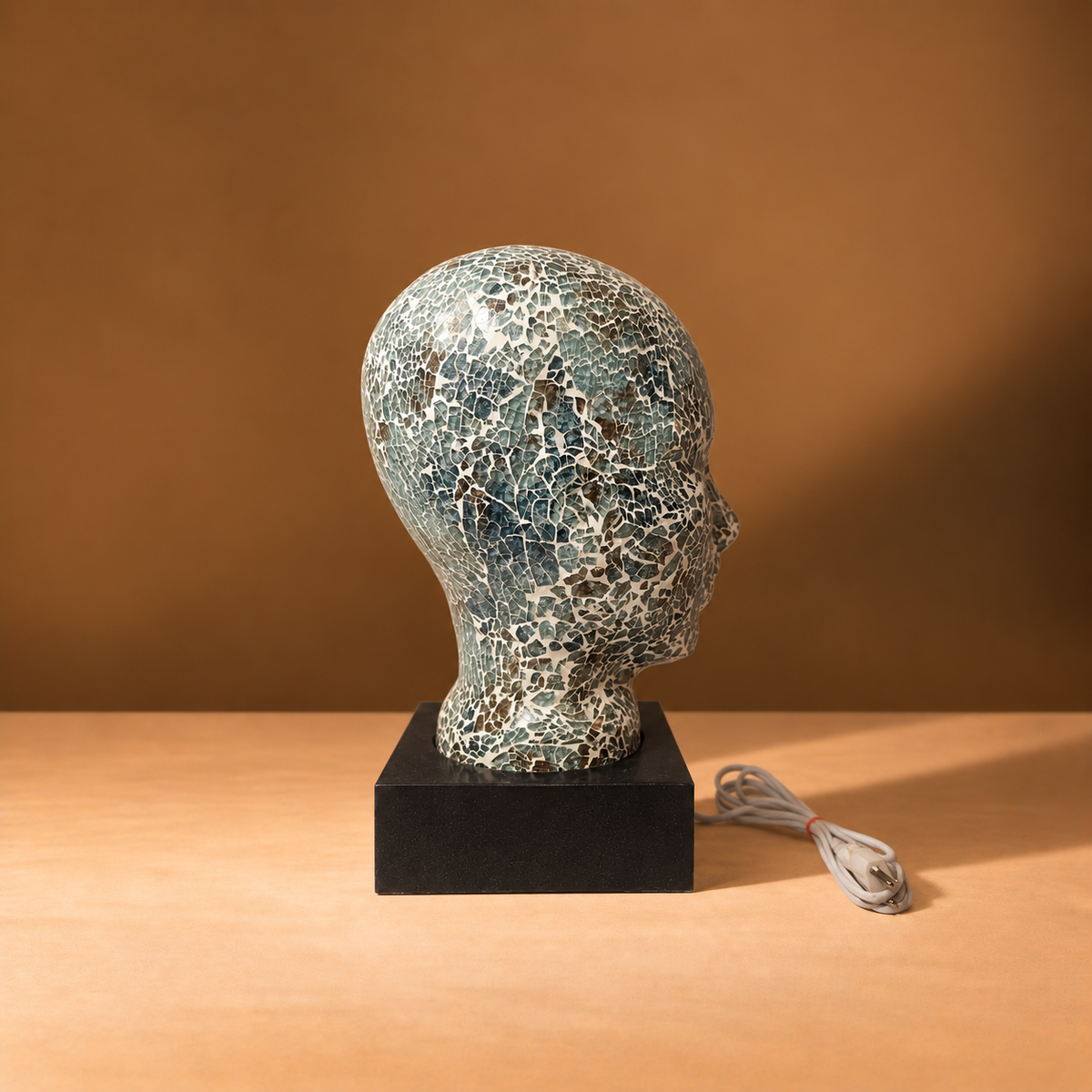 Luminéra Blue - Handmade Mosaic Lamp