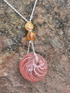 Lovers Embrace - Necklace Red