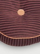 Luna Berry Velvet Round cushion